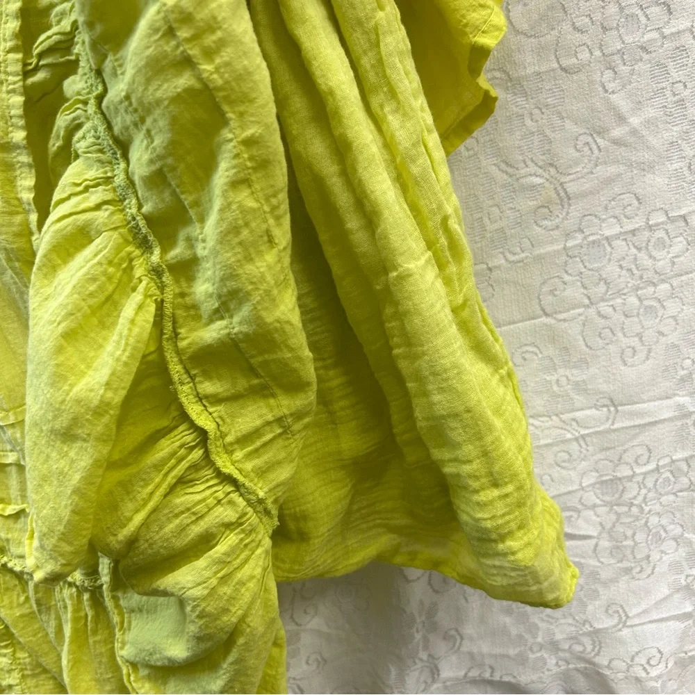 Earthbound Trading Co. XL lime green and white ombré maxi dress - Picture 9 of 14